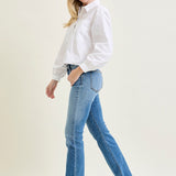 Lila Mid Rise Vintage Bootcut Jeans