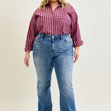 Lila Mid Rise Vintage Bootcut Jeans - PLUS