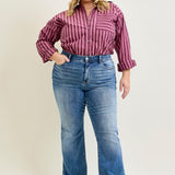 Lila Mid Rise Vintage Bootcut Jeans - PLUS