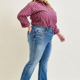 Lila Mid Rise Vintage Bootcut Jeans - PLUS