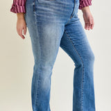 Lila Mid Rise Vintage Bootcut Jeans - PLUS