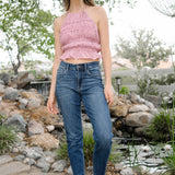 Gracie High Rise Slim Fit With Shield Back Pockets