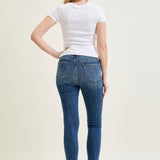 Andrea High Waist Skinny Jeans with Rips
