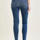 Andrea High Waist Skinny Jeans with Rips