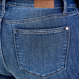 Andrea High Waist Skinny Jeans with Rips - PLUS