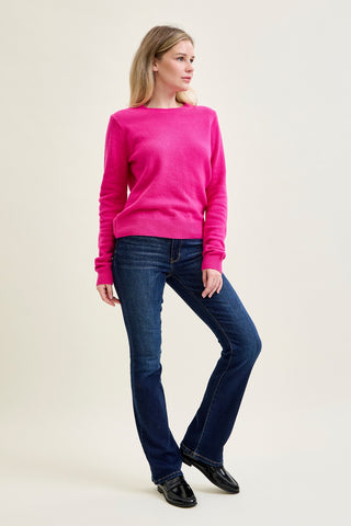 Daisy Dark Dream Mid Rise Bootcut