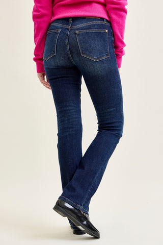 Daisy Dark Dream Mid Rise Bootcut
