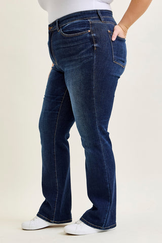 Daisy Dark Dream Mid Rise Bootcut - PLUS