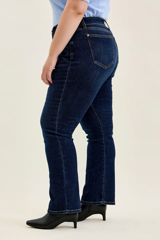 Daisy Dark Dream Mid Rise Bootcut (Petite) - PLUS