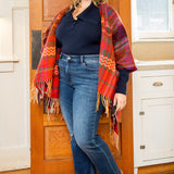 Tanya Mid Rise Thermal Bootcut Jeans - PLUS