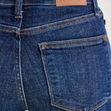 Selena Mid Rise Straight Leg with Fray Hem