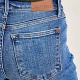 Samantha Mid Rise V-Front Straight Jeans