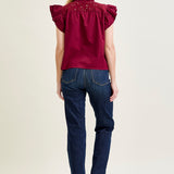 Paisley High Rise Straight Fit Classic Jeans