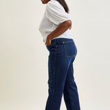 Paisley High Rise Straight Fit Classic Jeans - PLUS