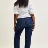 Paisley High Rise Straight Fit Classic Jeans - PLUS