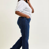 Paisley High Rise Straight Fit Classic Jeans - PLUS