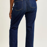 Paisley High Rise Straight Fit Classic Jeans - PLUS