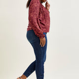 Kinsley Edgy Mid-Rise Skinnies with a Raw Twist - PLUS