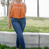 Kinsley Edgy Mid-Rise Skinnies with a Raw Twist - PLUS