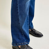 Aubrey Mid Rise Side Seam Detail Straight - PLUS