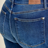 Aubrey Mid Rise Side Seam Detail Straight - PLUS