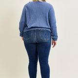 Lillian Mid Rise ThermaDENIM Skinny Jeans - PLUS