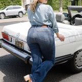 Jasmine High Rise Flare Affair - PLUS