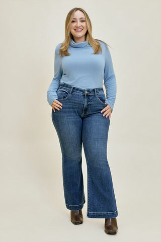 Charlotte Trouser Flare Jean (Petite) - PLUS