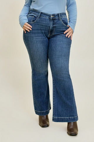 Charlotte Trouser Flare Jean (Petite) - PLUS
