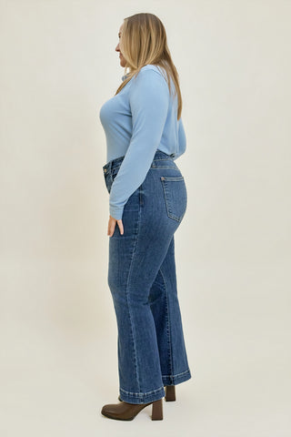 Charlotte Trouser Flare Jean (Petite) - PLUS