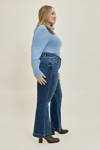 Charlotte Trouser Flare Jean (Petite) - PLUS
