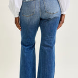 Indie Mid Rise Flare Jeans – Buttoned Up and Ready to Flaunt - PLUS