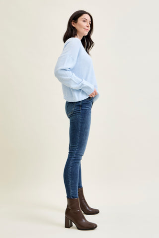 Jennifer Mid Rise ThermaDENIM Skinny Jeans