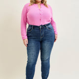 Jennifer Mid Rise ThermaDENIM Skinny Jeans - PLUS