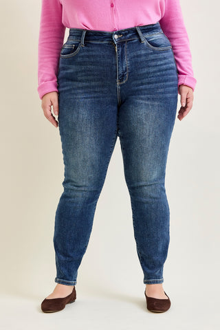 Jennifer Mid Rise ThermaDENIM Skinny Jeans - PLUS