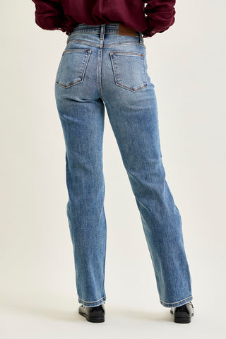 Kaylee High Waist Distressed Dad Jeans