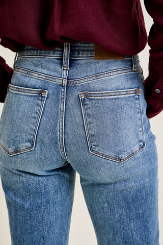 Kaylee High Waist Distressed Dad Jeans