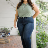 Maya High Rise Boyfriend Jeans - PLUS