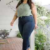 Maya High Rise Boyfriend Jeans - PLUS