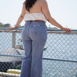 Sage High Rise Retro Wide Leg - PLUS