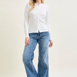 Sage High Rise Retro Wide Leg