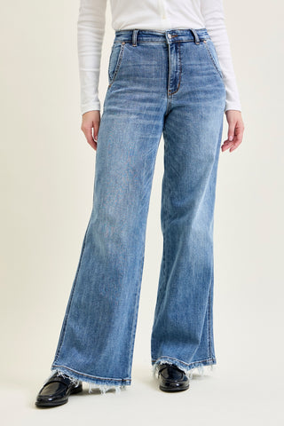 Sage High Rise Retro Wide Leg