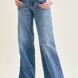 Sage High Rise Retro Wide Leg