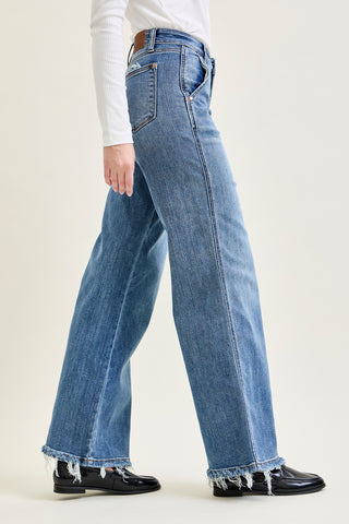 Sage High Rise Retro Wide Leg