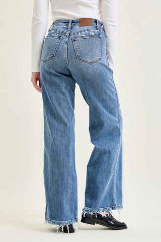 Sage High Rise Retro Wide Leg