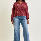 Sage High Rise Retro Wide Leg - PLUS