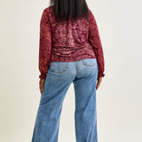 Sage High Rise Retro Wide Leg - PLUS