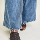 Sage High Rise Retro Wide Leg - PLUS