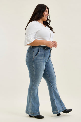 Charlotte Dusty Day Trouser Flare - PLUS
