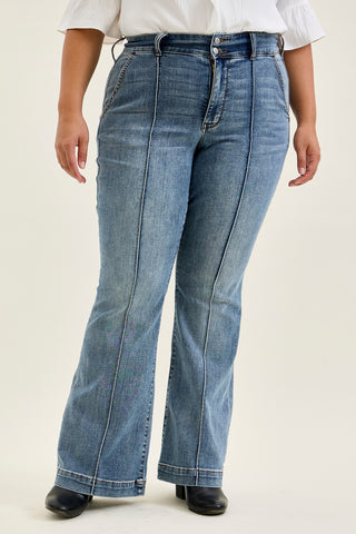 Charlotte Dusty Day Trouser Flare - PLUS